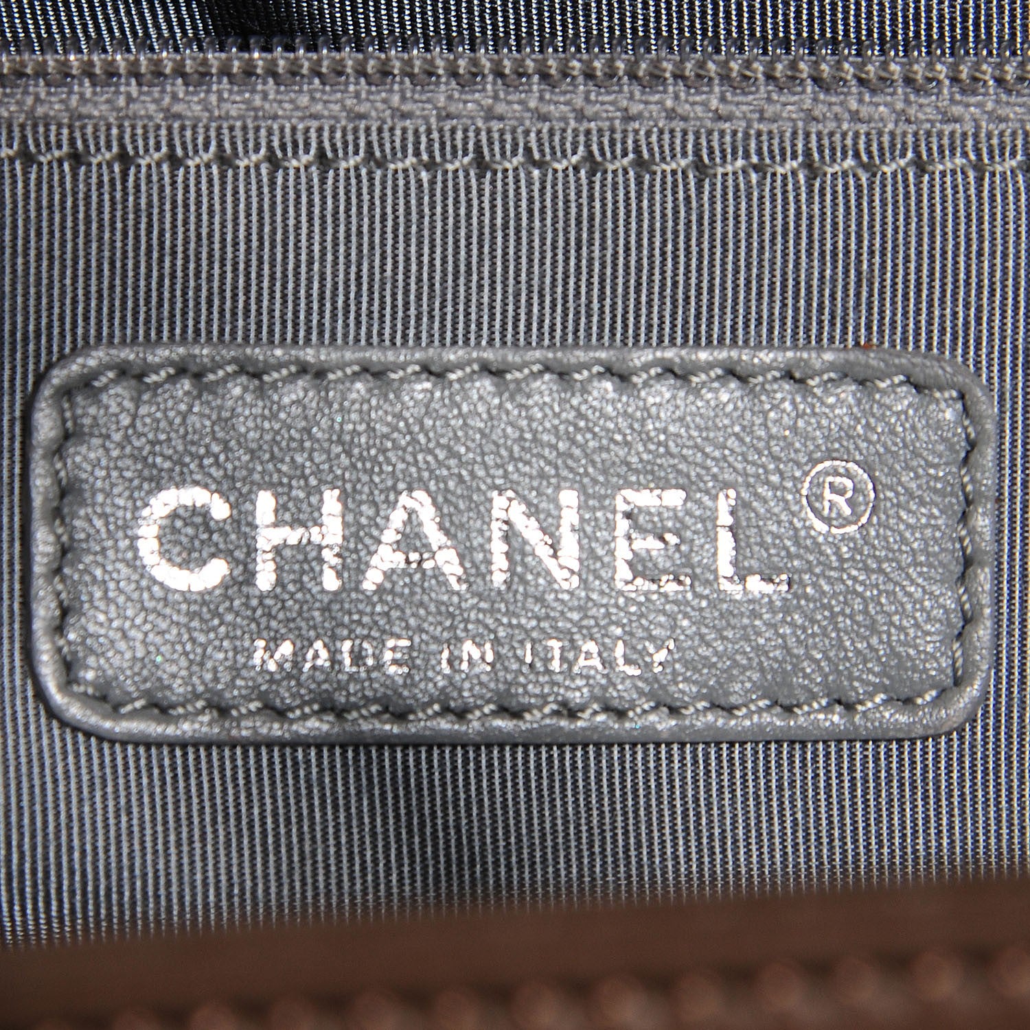 Chanel Deerskin Cerf Executive Shopper Tote Brown 6 of 7