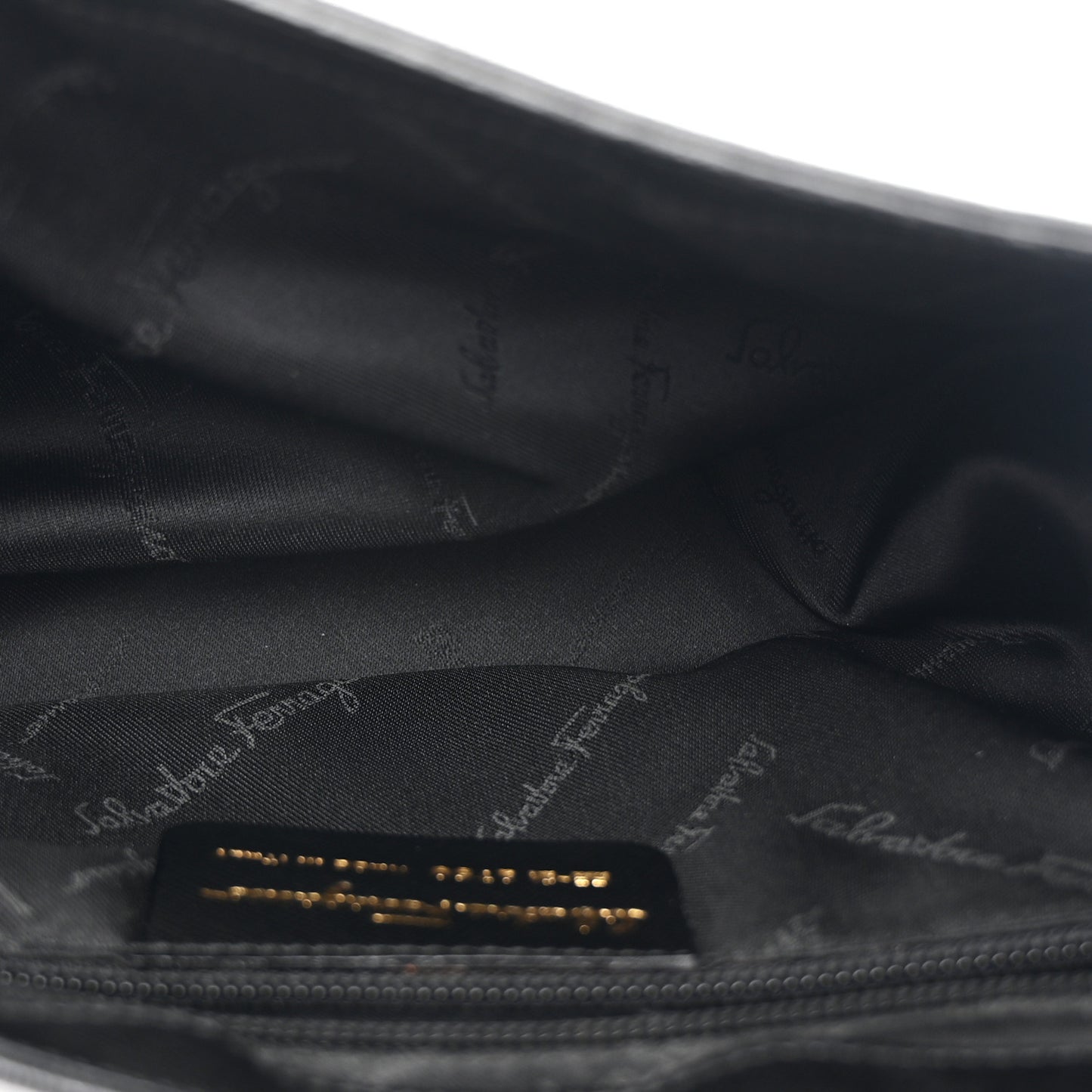 Saffiano Trifolio Shoulder Bag Black