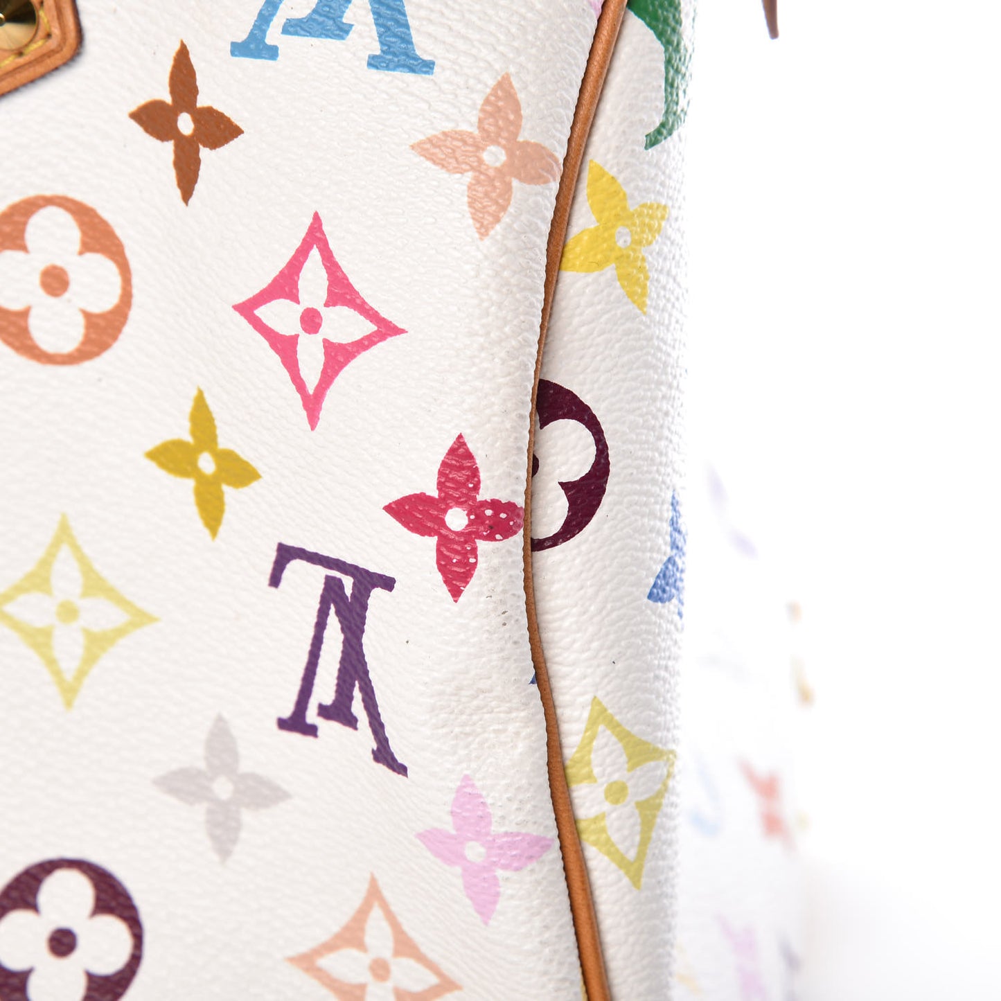 Monogram Multicolor Speedy 30 White
