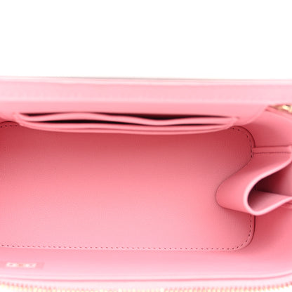 Chanel Lambskin Quilted Pick Me Up Vanity Case Pink 5 of 13