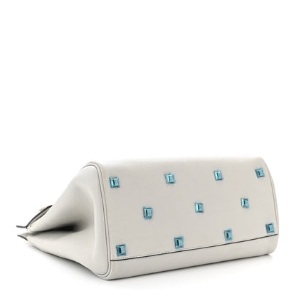 Salvatore Ferragamo Calfskin Large The Studio Bag Gull Grey 5 of 13