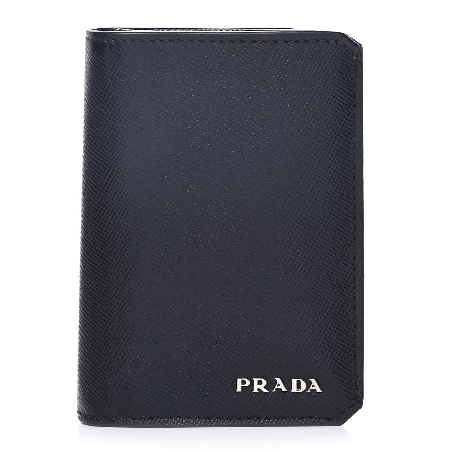 Saffiano Corner Card Holder Black