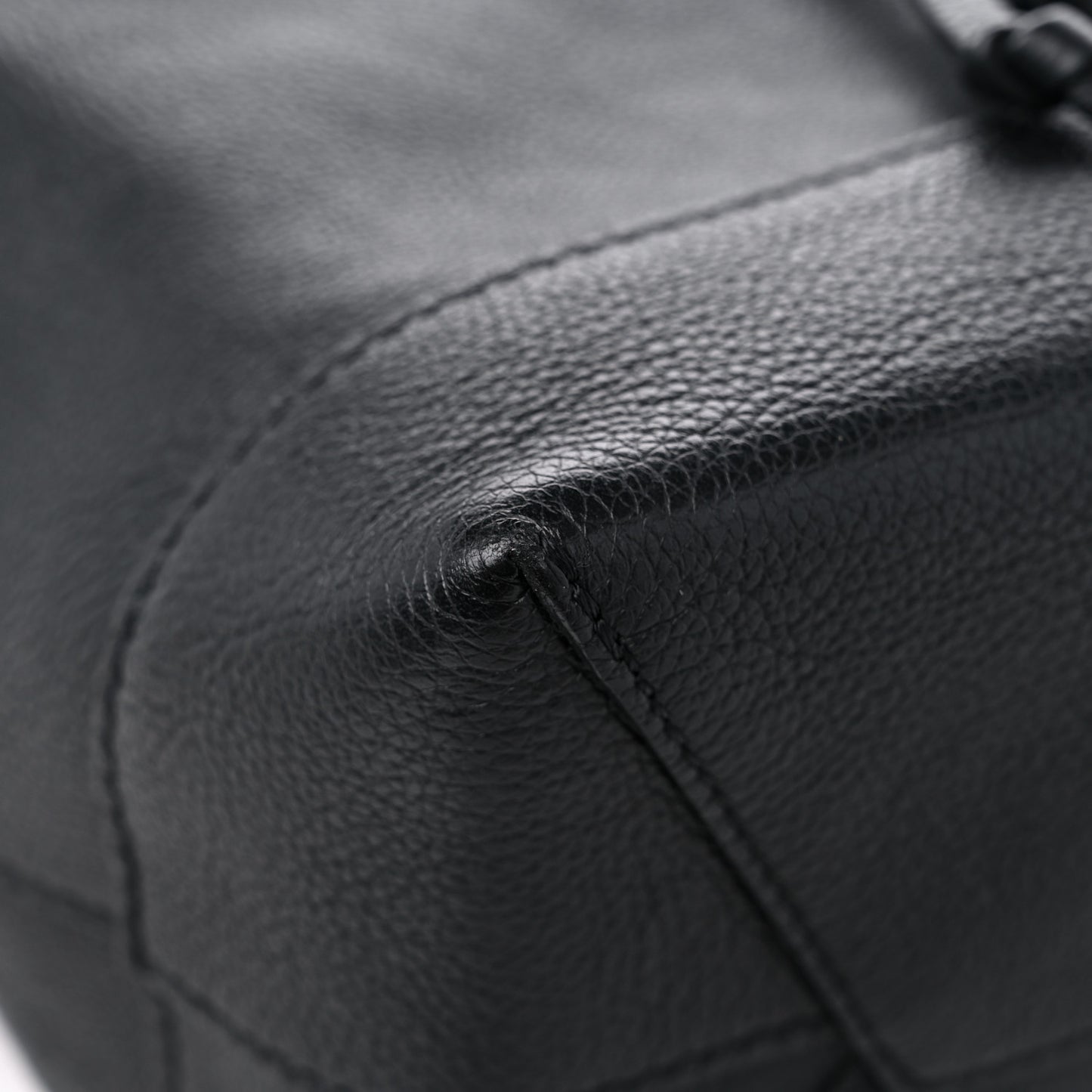 Calfskin Lockme Backpack Black