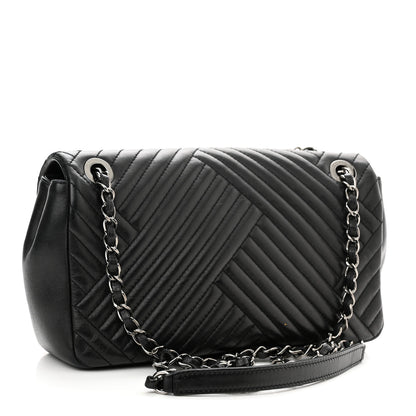 Chanel Lambskin Small CC Crossing Flap Black 3 of 11