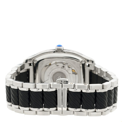 David Yurman Stainless Steel 35mm Thoroughbred Automatic Watch Blue 3 of 4