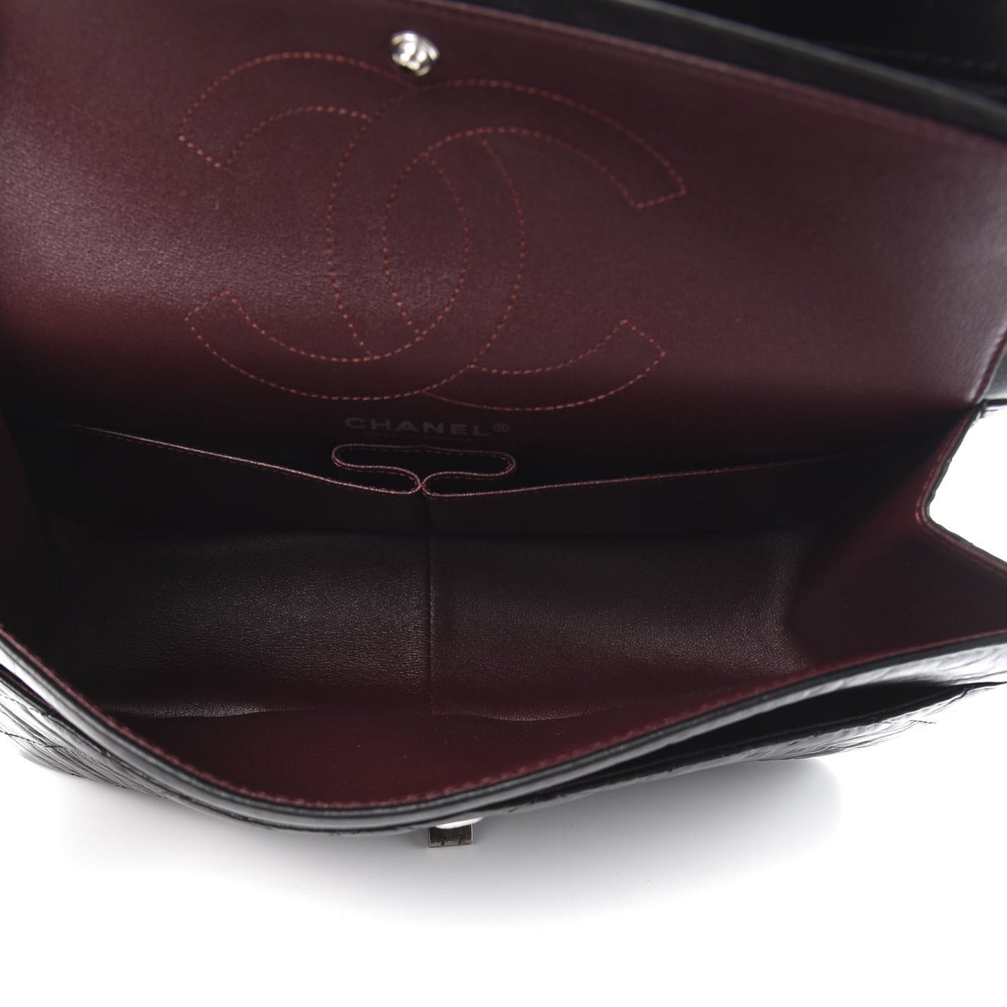 Aged Calfskin Quilted 2.55 Reissue 226 Flap Black