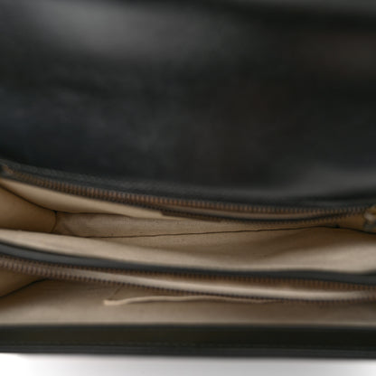Gucci Calfskin Web Heart Medium GG Marmont Chain Handle Bag Black 6 of 14