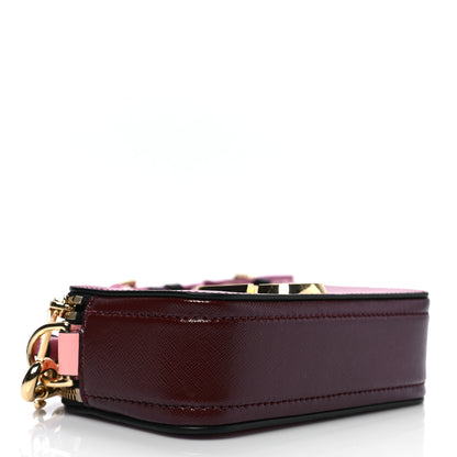 Marc Jacobs Saffiano Small Snapshot Camera Bag Pink Multicolor 4 of 9