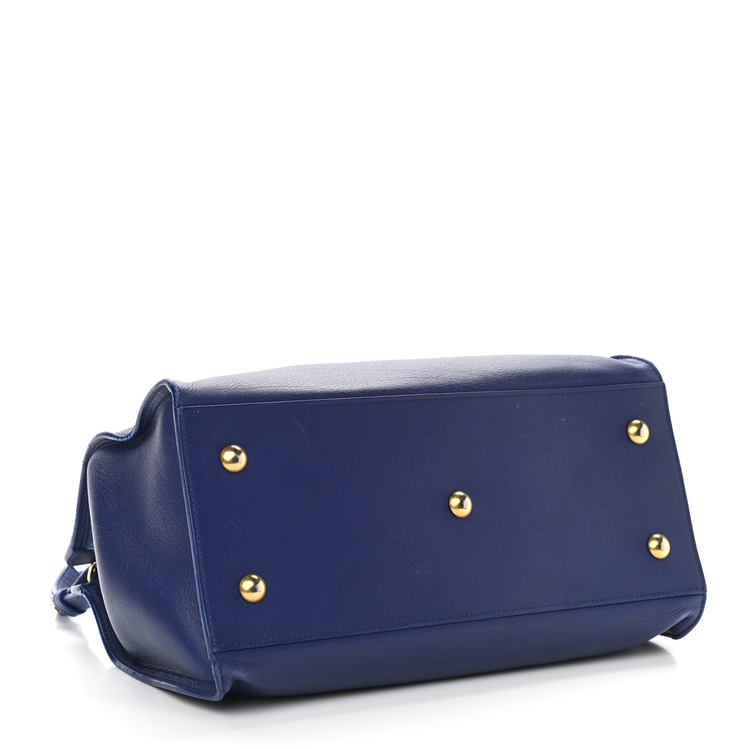 Saint Laurent Calfskin Small Classic Y Cabas Navy 4 of 15