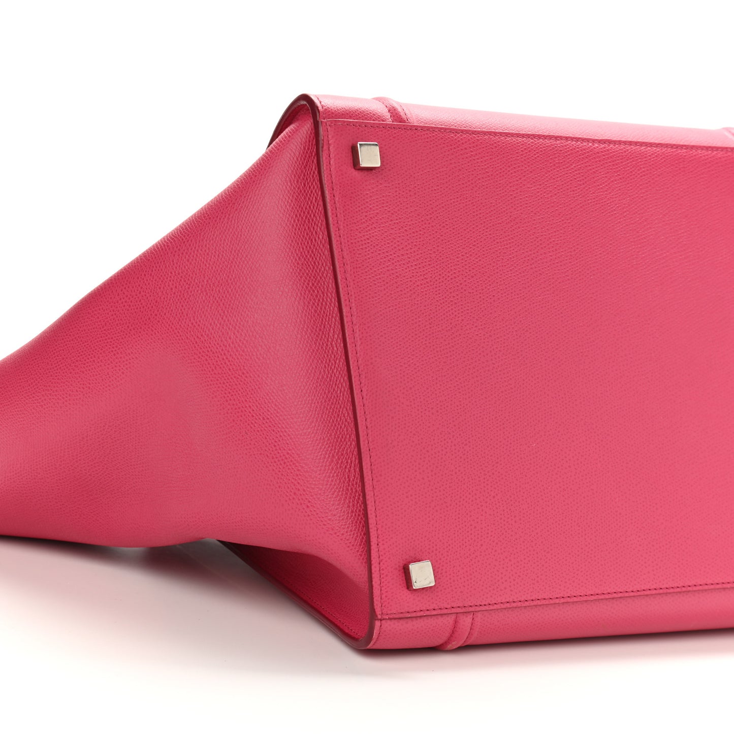 Grained Calfskin Medium Phantom Luggage Fuchsia