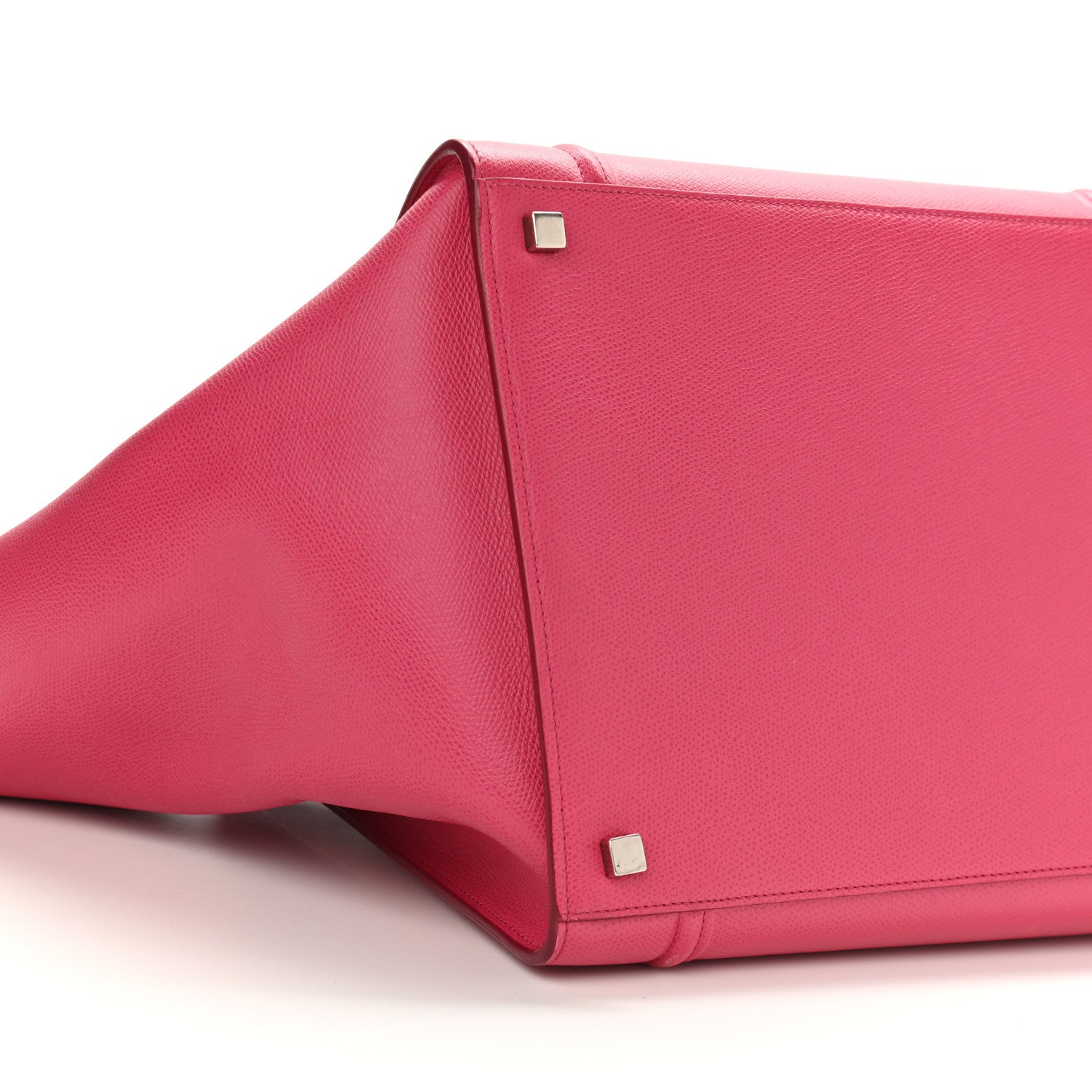 Celine Grained Calfskin Medium Phantom Luggage Fuchsia 9 of 14