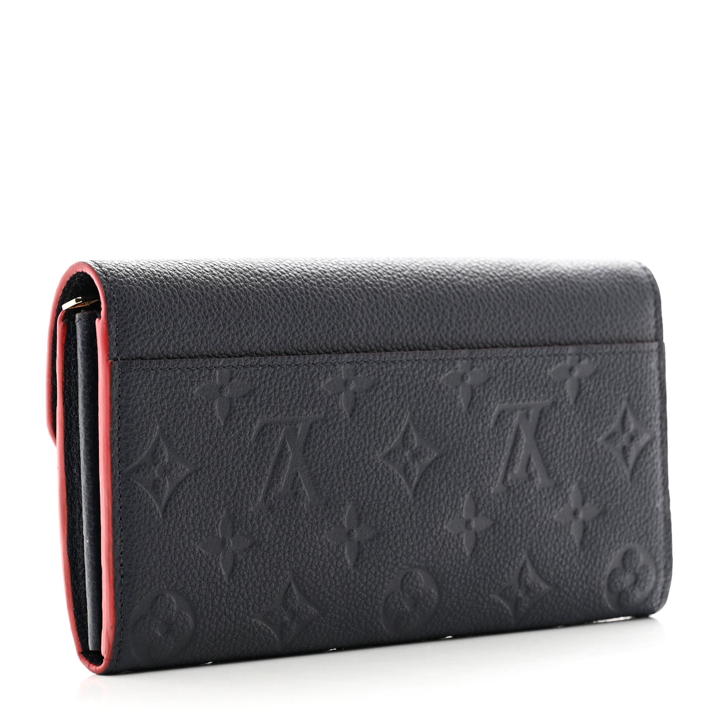 Empreinte Sarah Wallet NM Marine Rouge