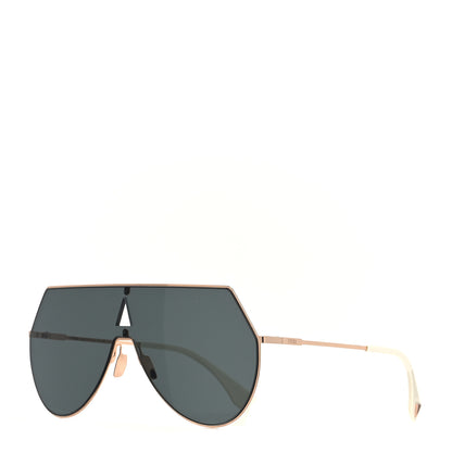 Fendi Metal Mirrored Eyeline Sunglasses FF 0193/S Black Rose Gold 1 of 7