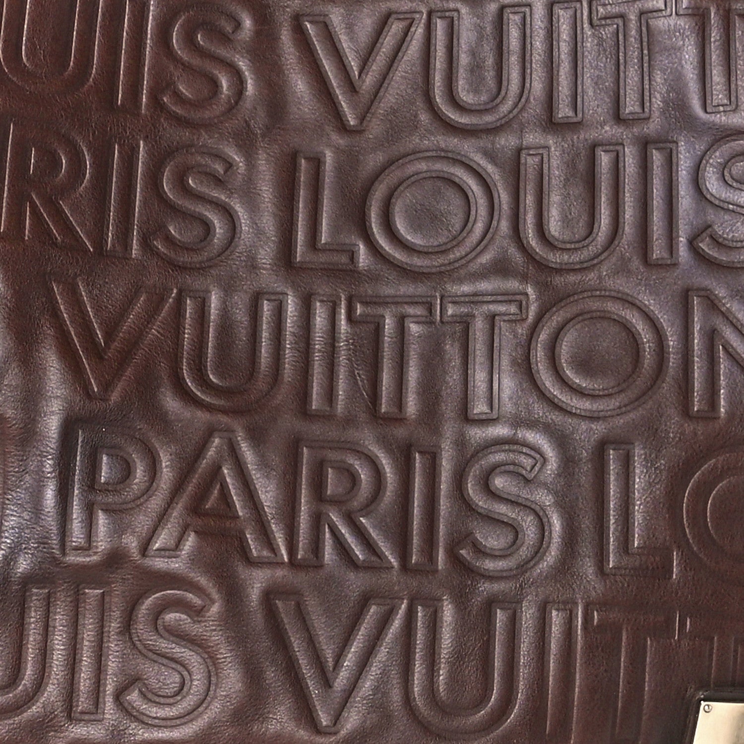 Louis Vuitton Monogram Paris Souple Whisper GM Chocolate 8 of 11