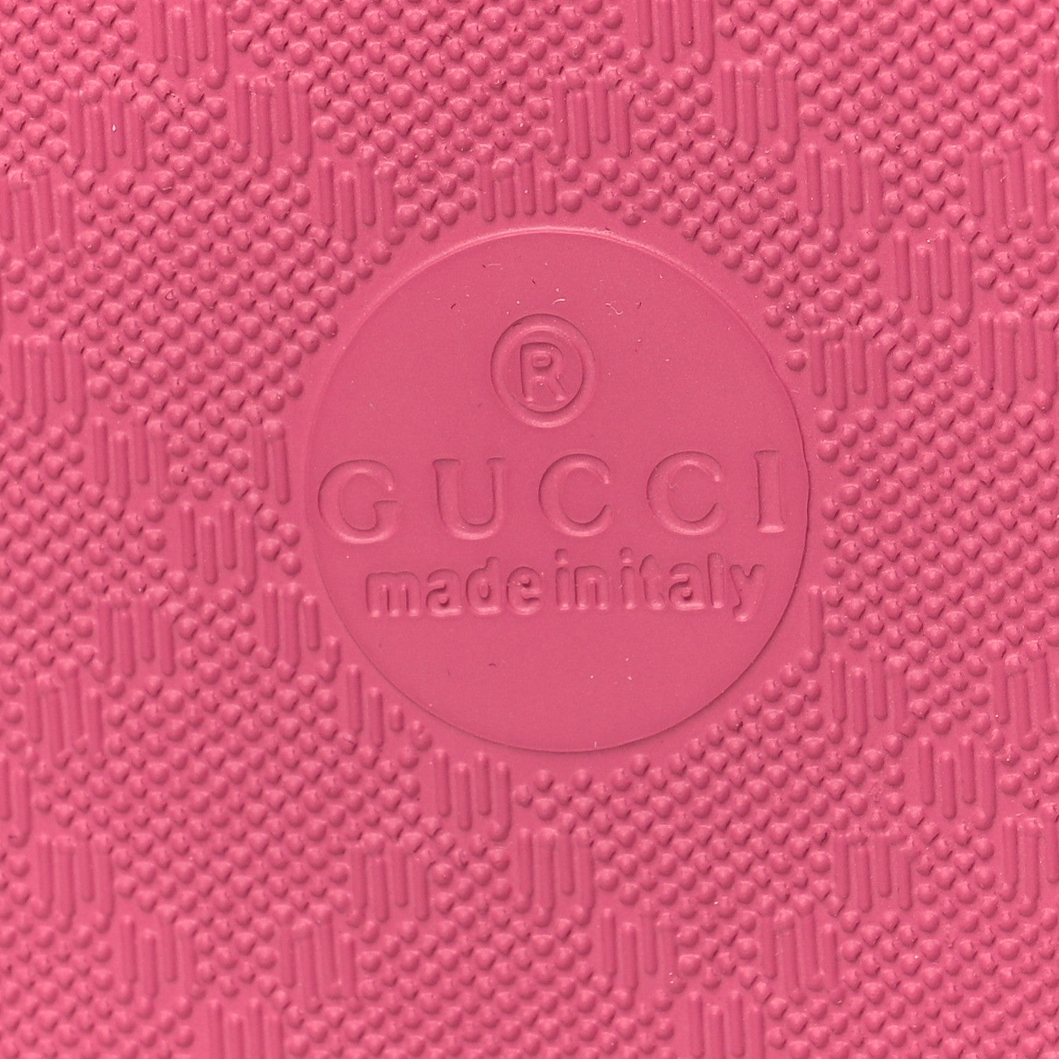 Gucci Rubber Chevron Womens GG Thong Sandals 36 Pink Tropical Flower 7 of 8