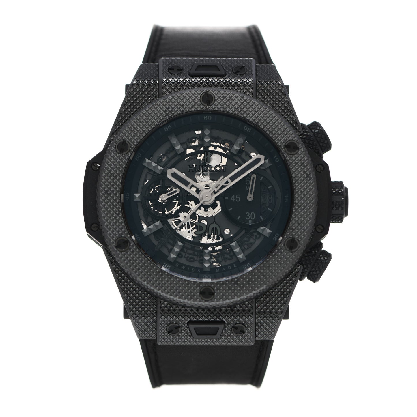 Titanium Calfskin 45mm Big Bang Unico 'Depeche Mode' Limited Edition Watch Black 411.CX.1114.VR.DPM17
