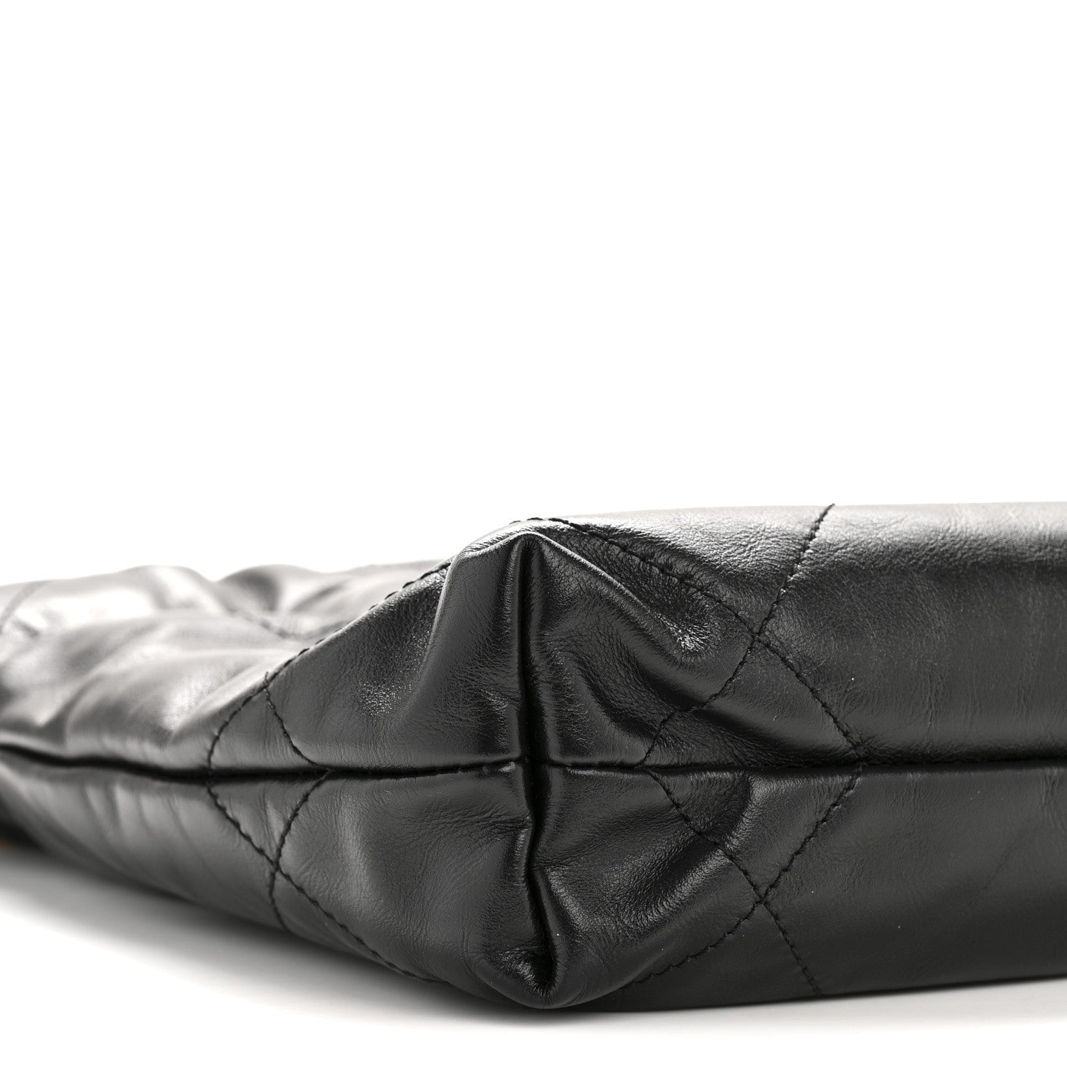 Chanel Shiny Calfskin Quilted Mini Chanel 22 Black 9 of 11
