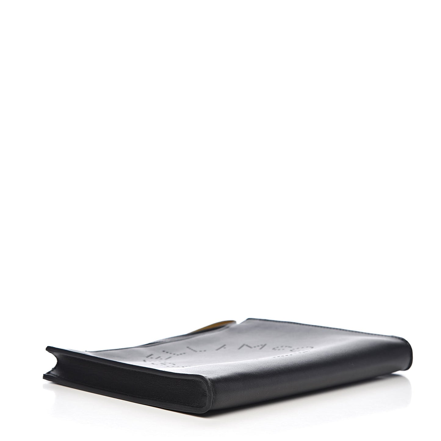 Alter Nappa Perforated Logo Pouch Black