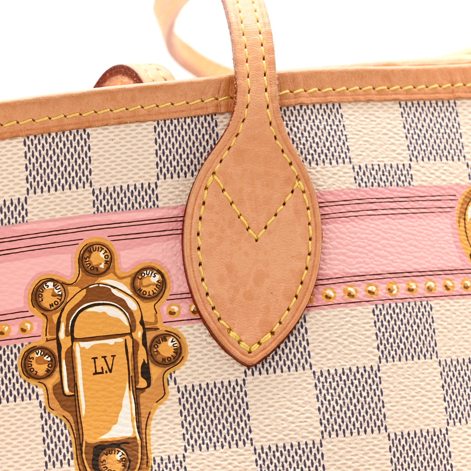 Louis Vuitton Damier Azur Summer Trunks Neo Neverfull MM 13 of 14