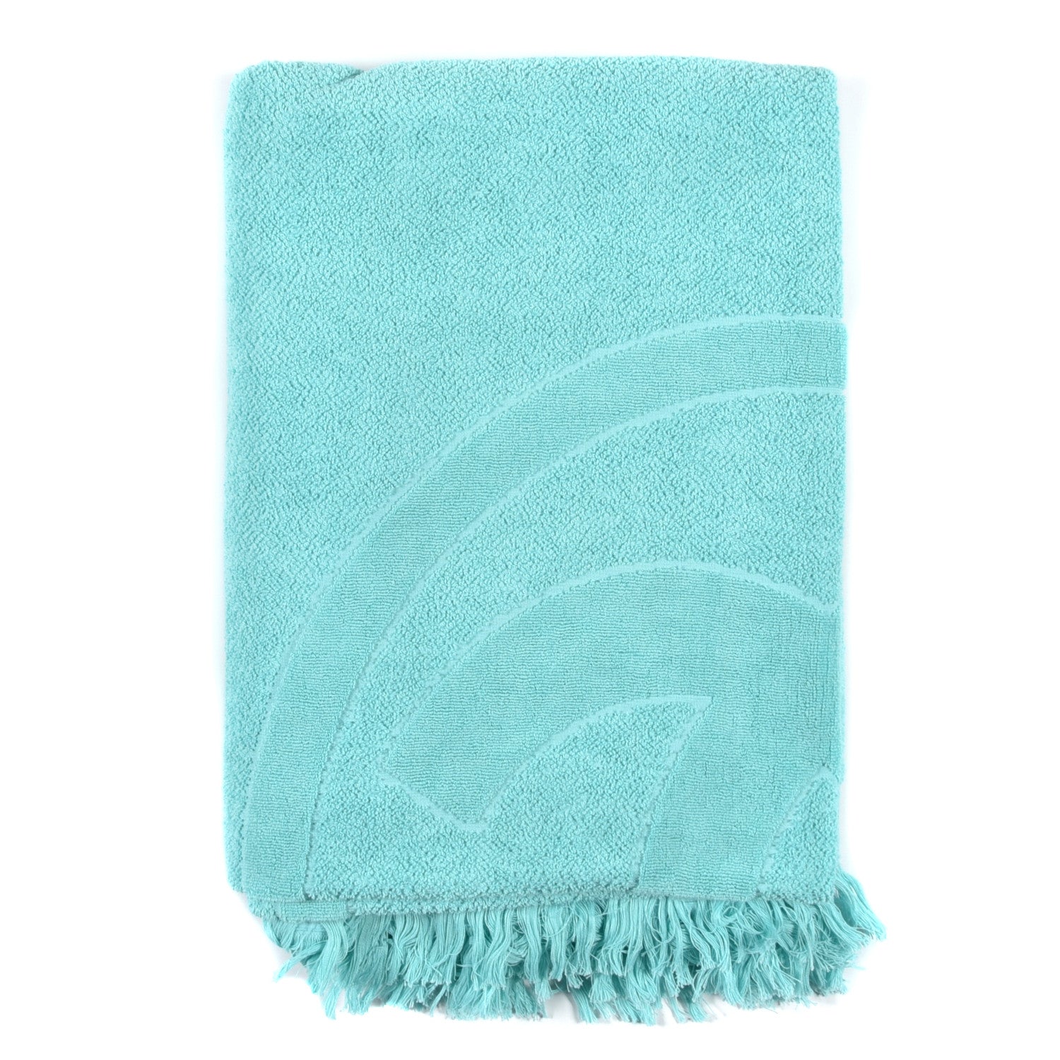 Chanel Terry Cotton CC Beach Towel Turquoise 1 of 4