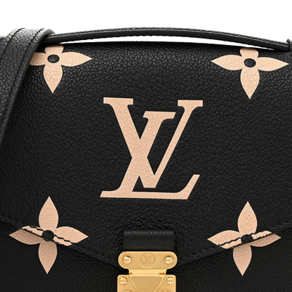 Louis Vuitton Empreinte Monogram Giant Pochette Metis Black Beige 7 of 10