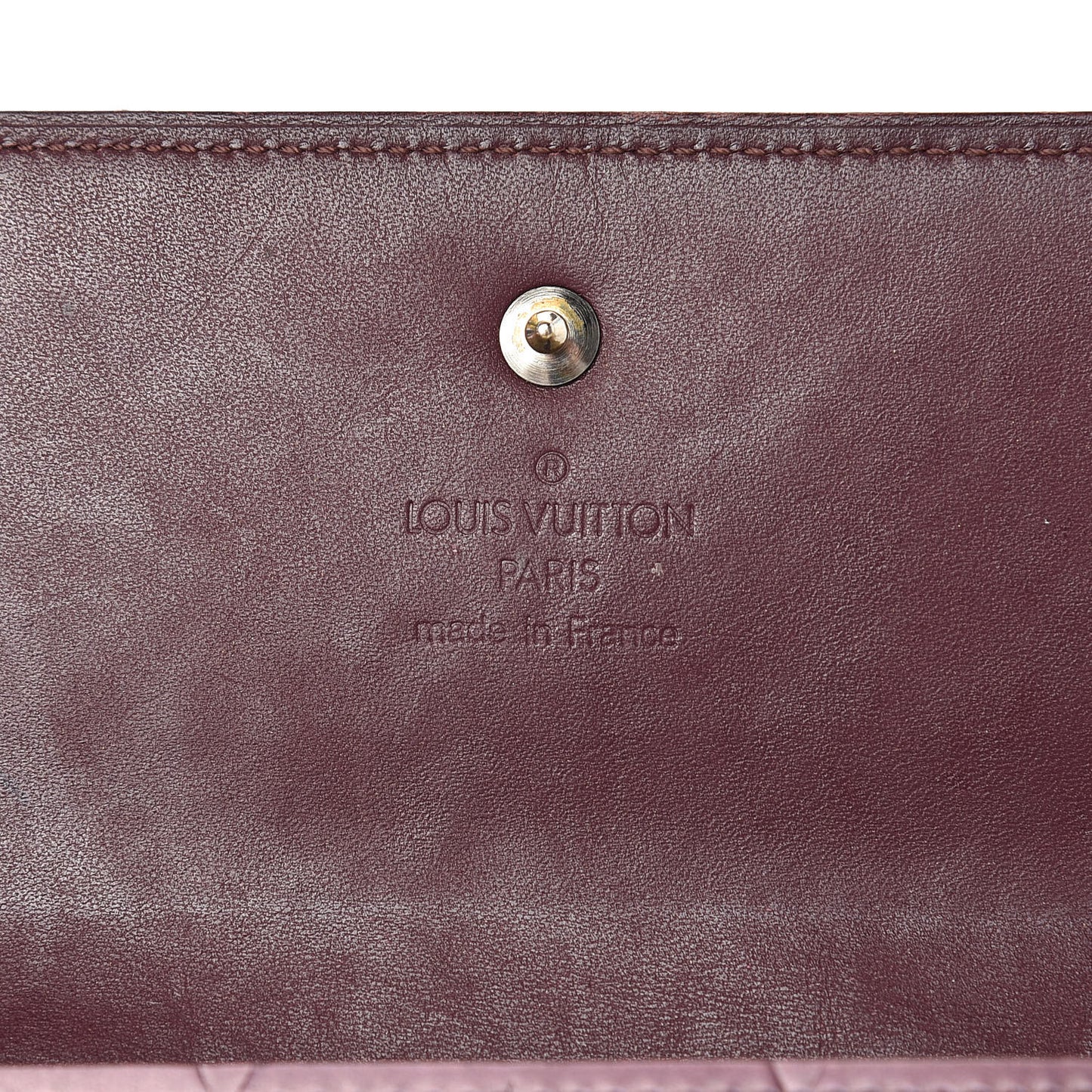 Mat Monogram Porte Tresor International Wallet Violet
