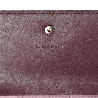 Louis Vuitton Mat Monogram Porte Tresor International Wallet Violet 6 of 18