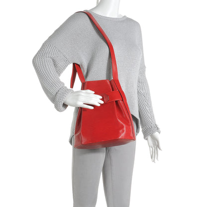 Louis Vuitton Epi Sac D'Epaule Red 2 of 8