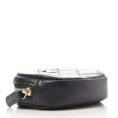 Chanel Lambskin Quilted Zip Around Classic Coin Purse Black 4 of 8