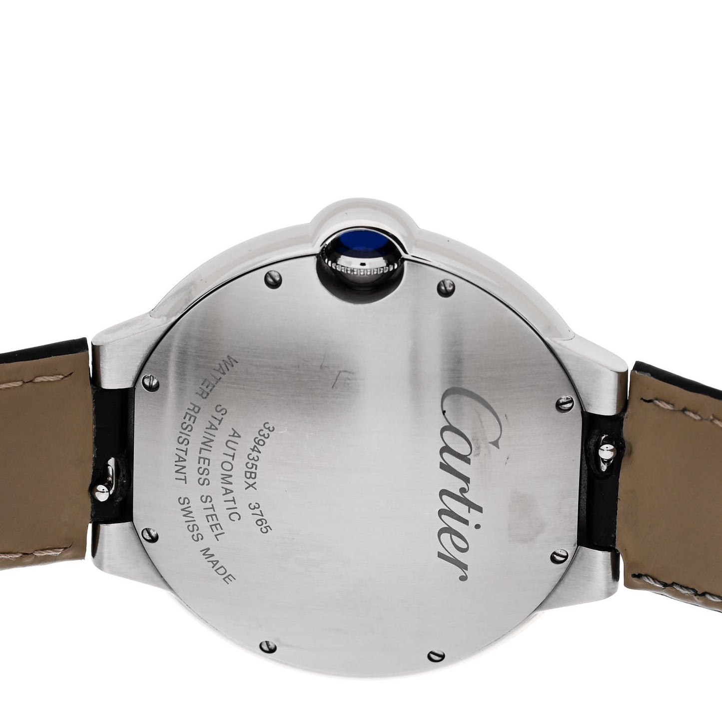 Stainless Steel Alligator 42mm Ballon Bleu De Cartier Automatic Watch