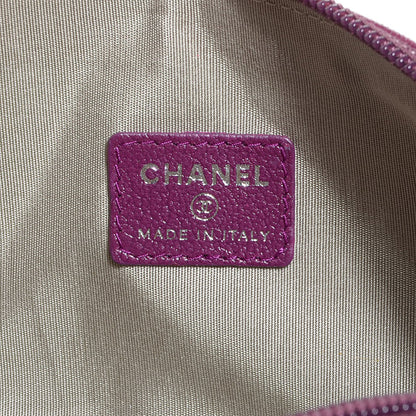 Chanel Goatskin Jacket Embossed Cosmetic Case 6 of 7