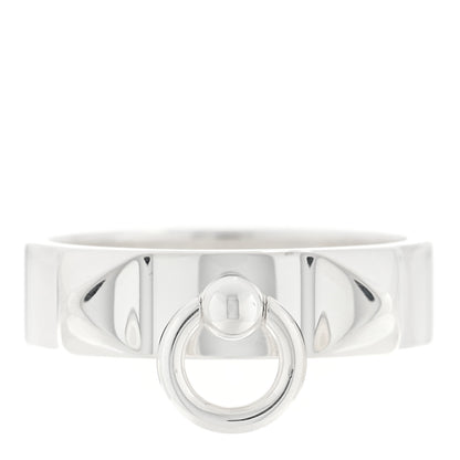 Hermes Sterling Silver PM Collier De Chien Ring 52 6 1 of 4