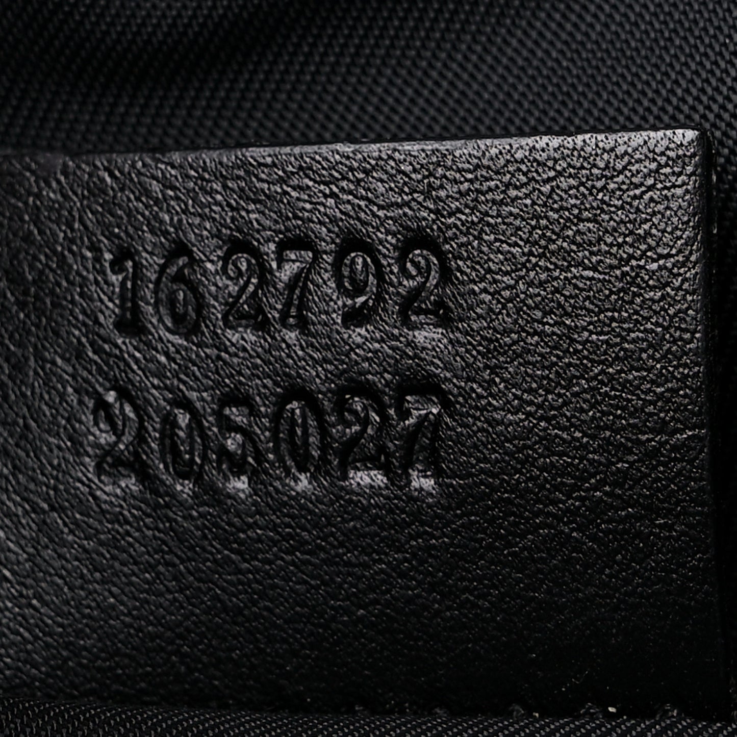 Nylon Guccissima Zip Top Pouch Black