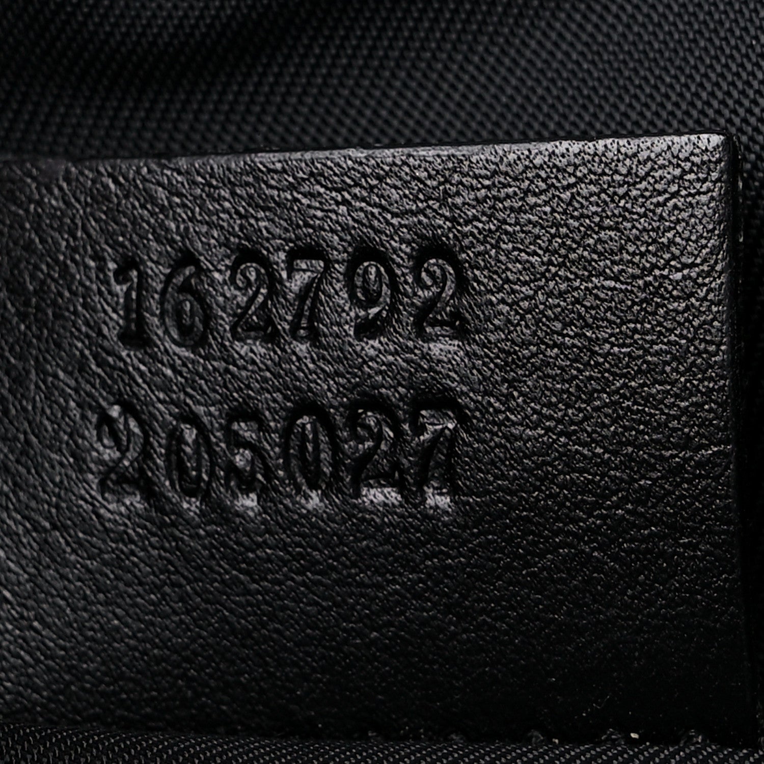 Gucci Nylon Guccissima Zip Top Pouch Black 7 of 12