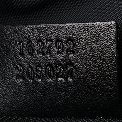 Gucci Nylon Guccissima Zip Top Pouch Black 7 of 12