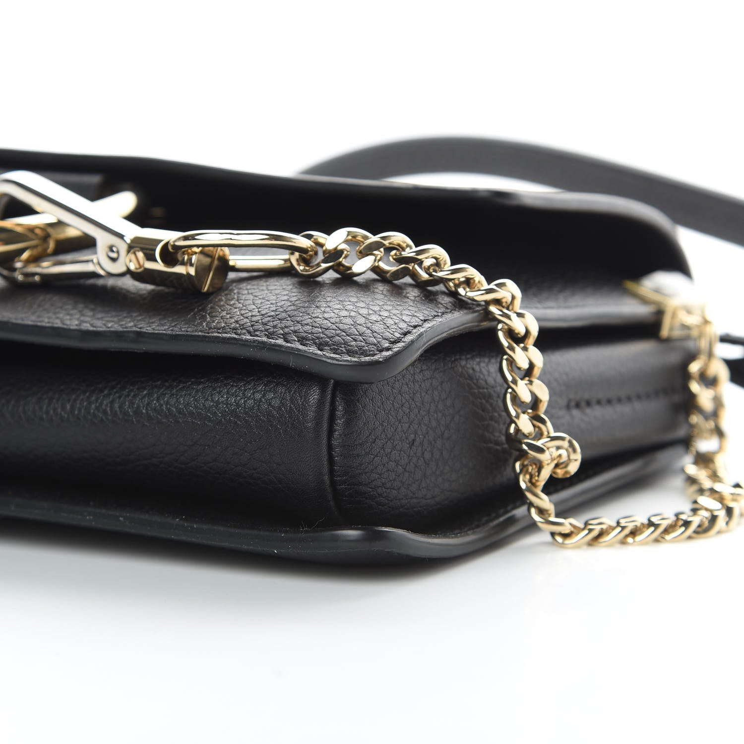 Chloe Calfskin Small Faye Shoulder Bag Black 10 of 11
