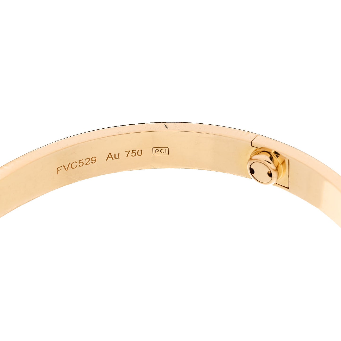 18K Yellow Gold LOVE Bracelet 19