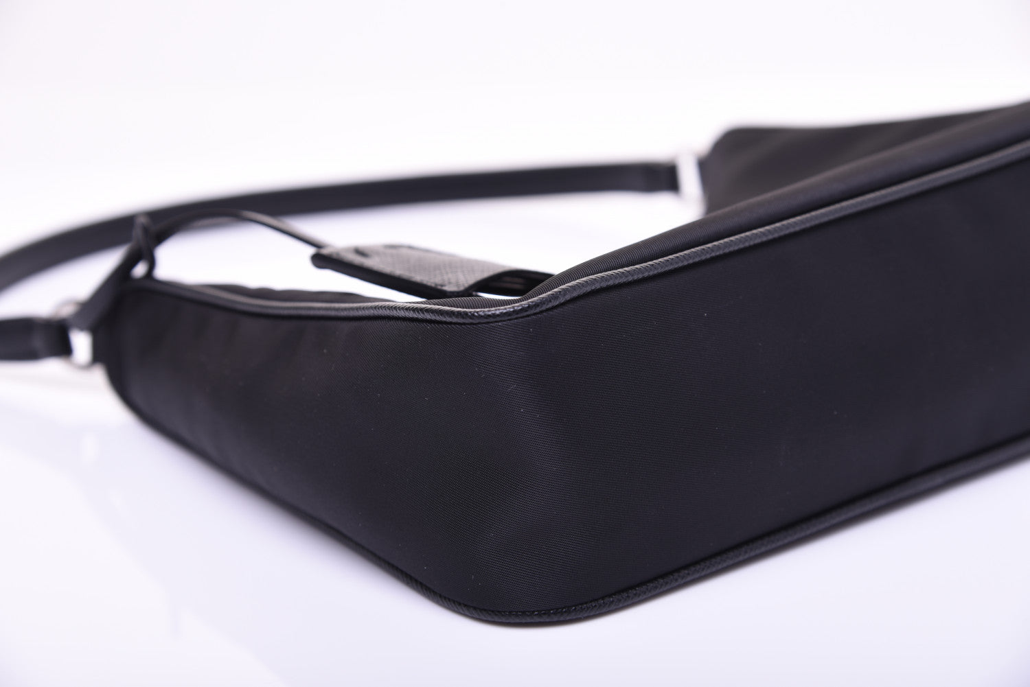 Prada Tessuto Nylon Mini Re-Edition 2000 Bag Black 7 of 15