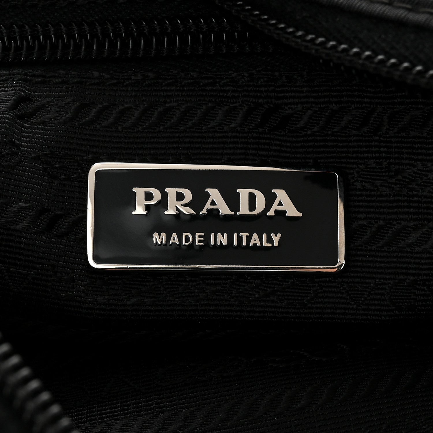 Prada Tessuto Nylon Belt Bag Black 6 of 10