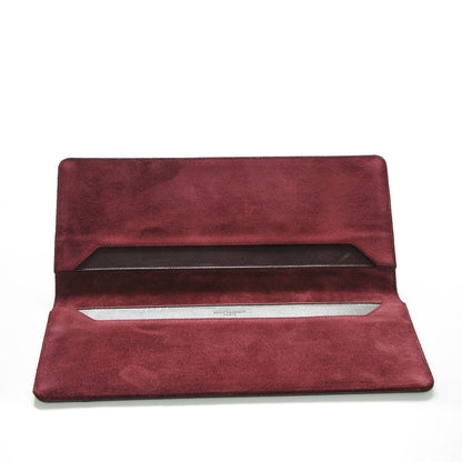 Saint Laurent Smooth Calfskin Long Marquage Document Case Bordeaux 5 of 7