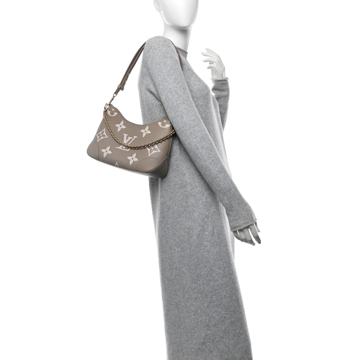 Louis Vuitton Empreinte Monogram Giant Boulogne Tourterelle Creme 2 of 9