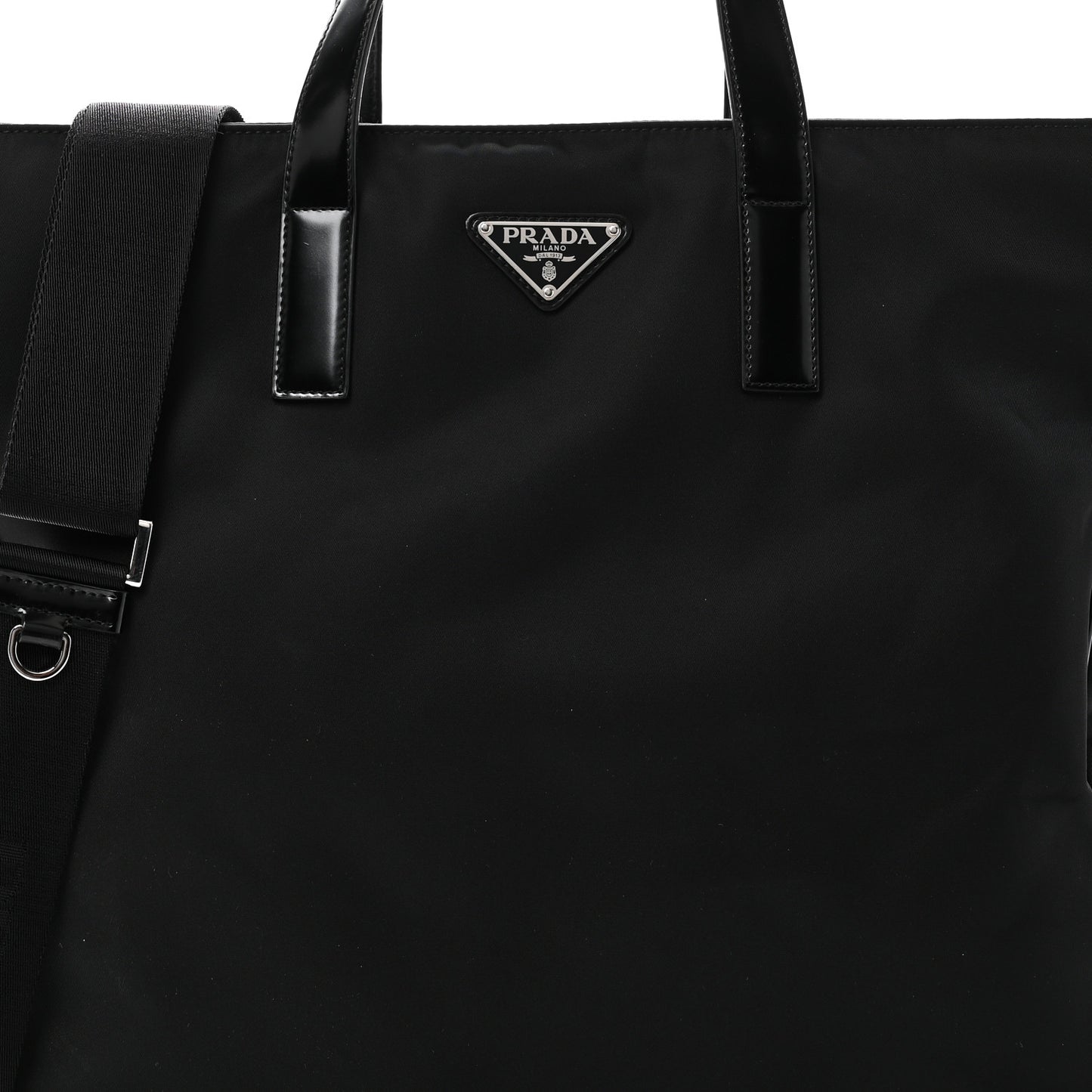 Re-Nylon Spazzolato Tote Black