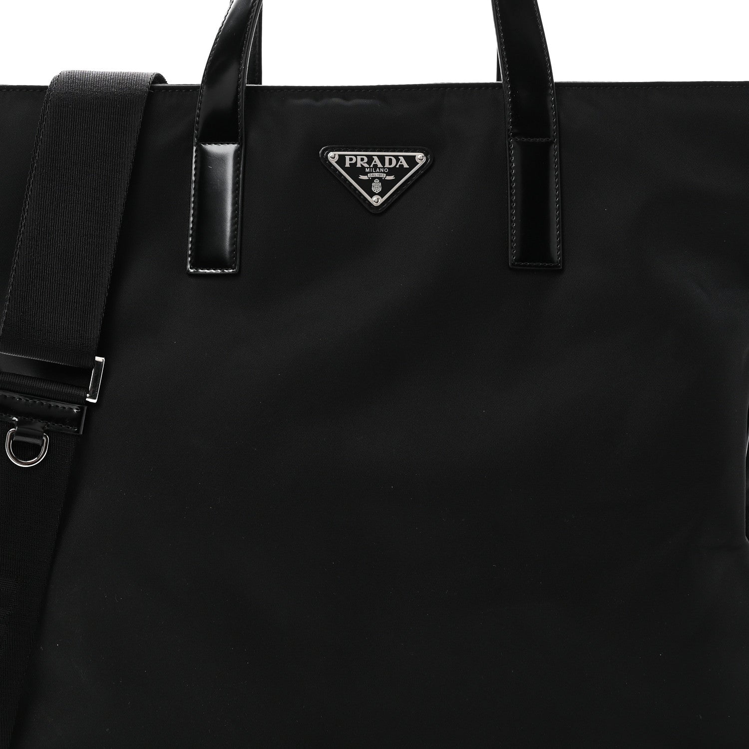 Prada Re-Nylon Spazzolato Tote Black 8 of 10