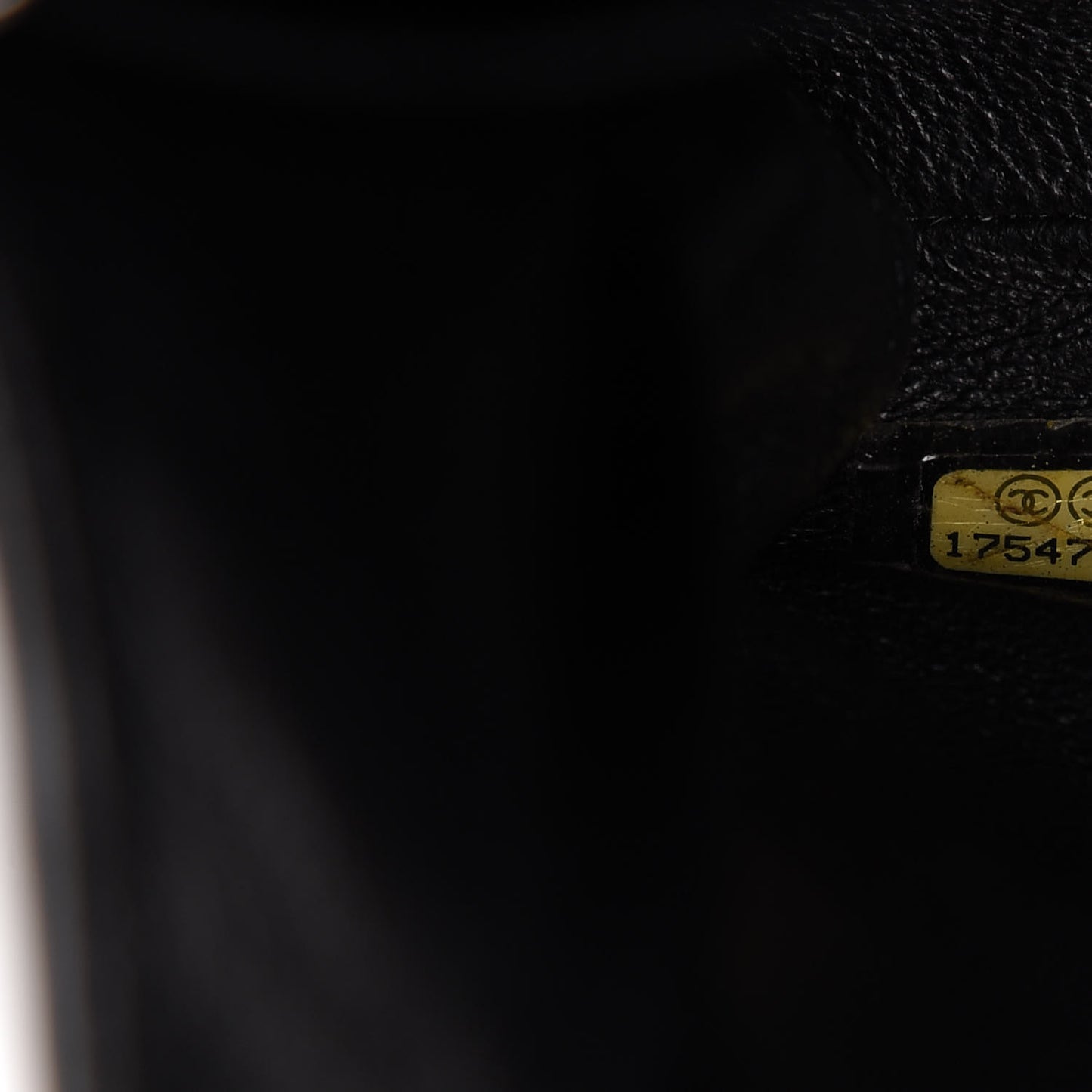 Patent Quilted Clutch with Chain Flap Black