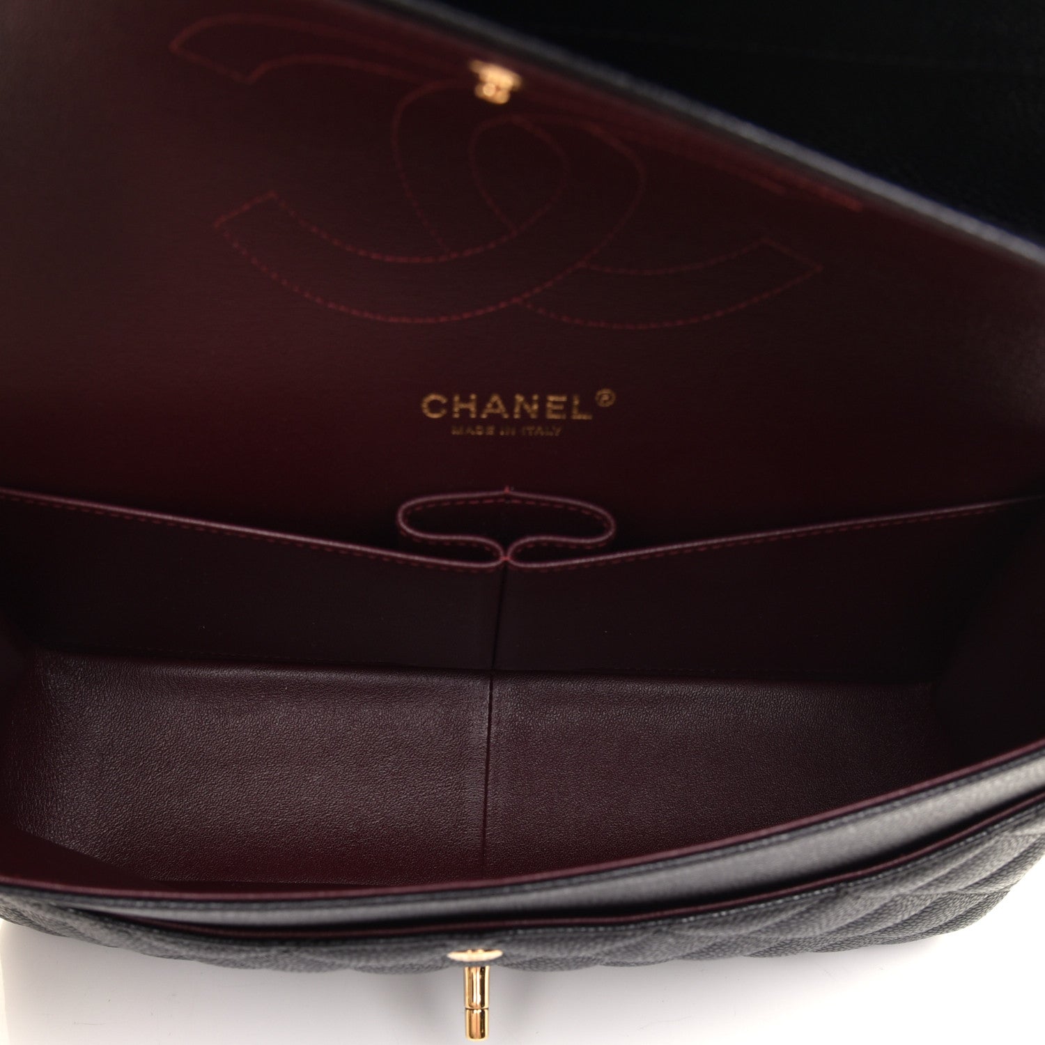 Chanel Caviar Quilted Jumbo Double Flap Black 5 of 10