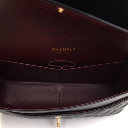 Chanel Caviar Quilted Jumbo Double Flap Black 5 of 10