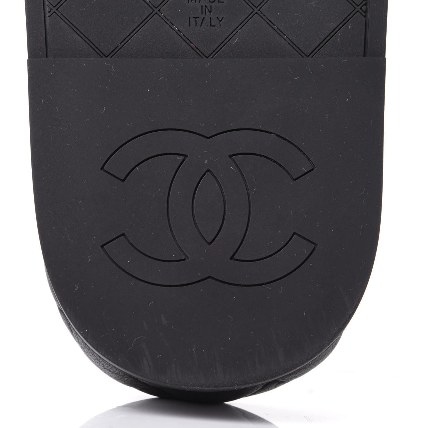 Chanel Lambskin Quilted CC Mules Sandals 37 Black 8 of 11