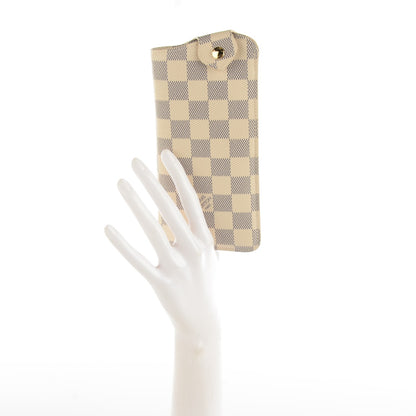 Louis Vuitton Damier Azur Sunglasses Case MM 2 of 6