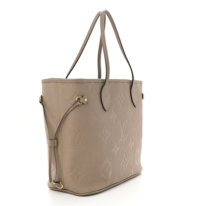 Louis Vuitton Empreinte Monogram Giant Neverfull MM Tourterelle 4 of 14