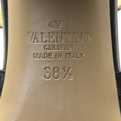 Valentino Garavani Calfskin Rockstud 60mm Caged Slide Sandals 38.5 Black 10 of 10